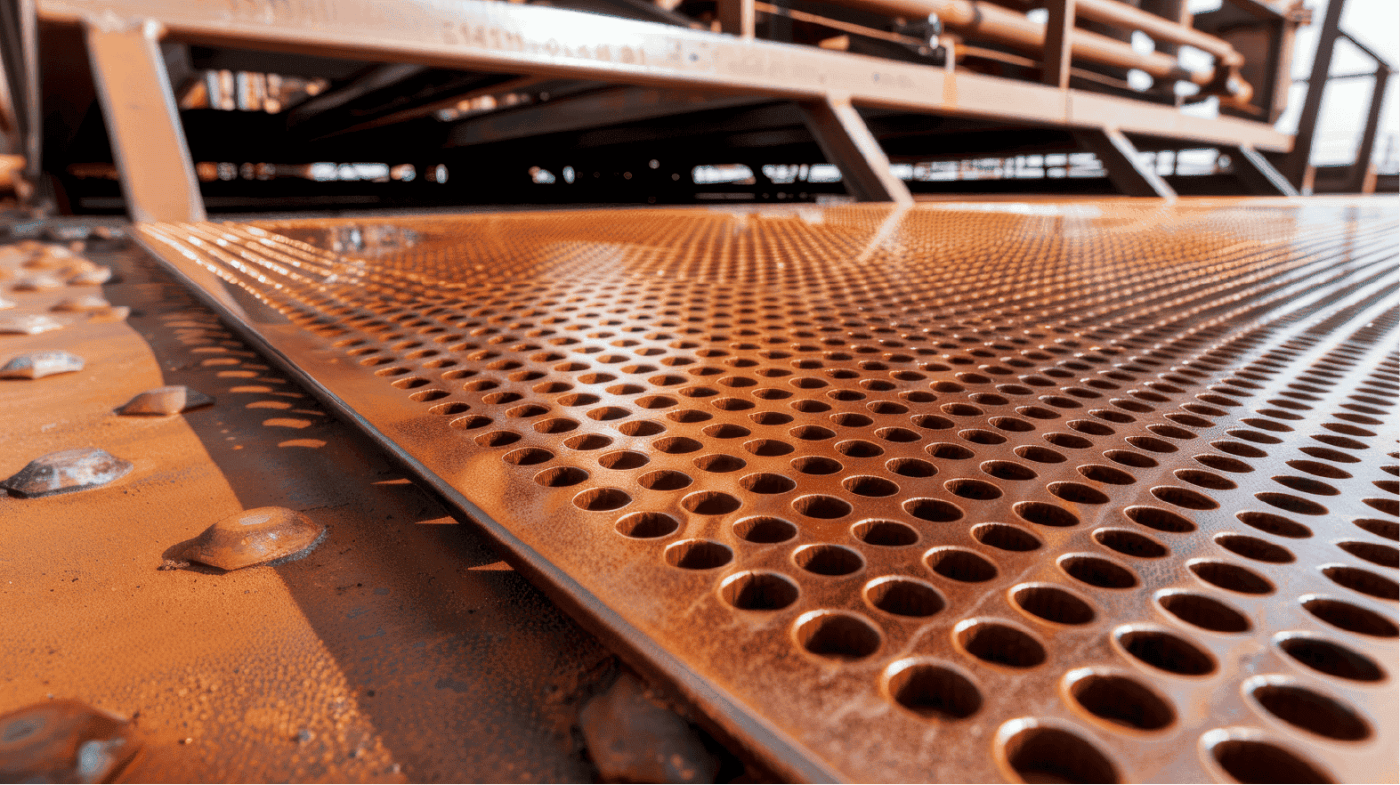 Corten Steel Perforated Sheet