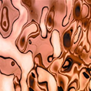 Rose Gold Water Ripple Stainless Steel