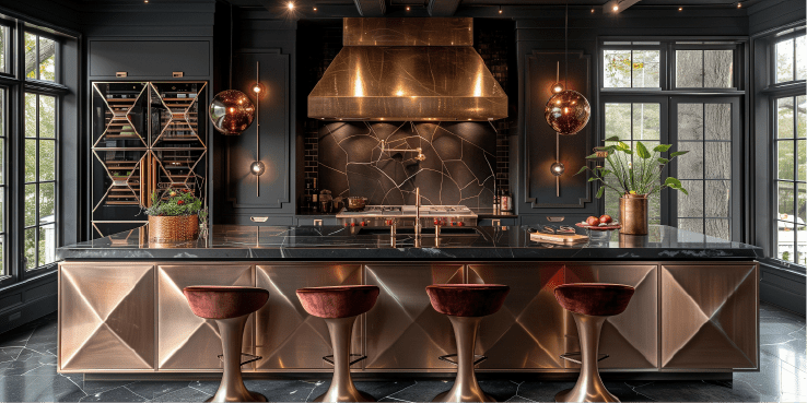 Rustic Copper Kitchen