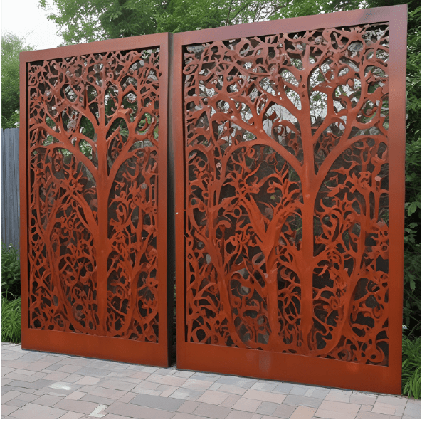 Decorative Corten Steel Screen